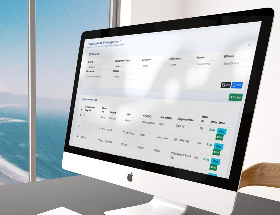 fahood retail service web application Screenshot 1