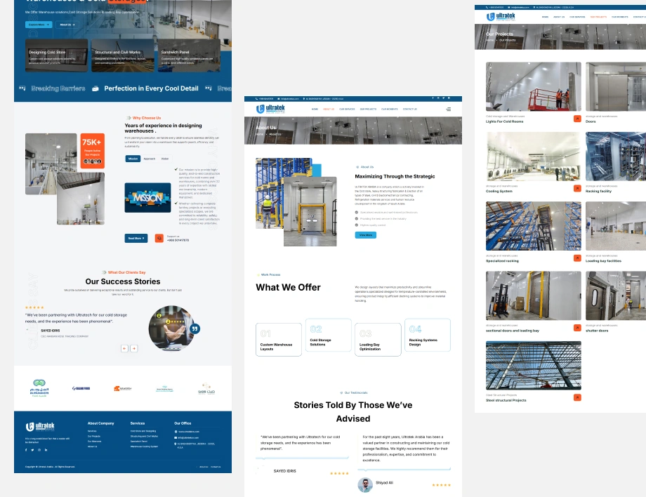 ultratekcs cooling solutions website Screenshot 2